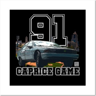 91 Caprice Game Baseball Park Posters and Art